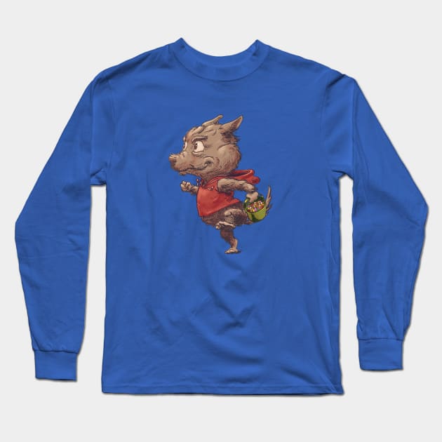 Werewolf kid trick or treat Long Sleeve T-Shirt by Carlos CD